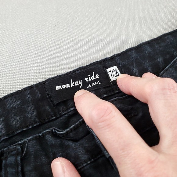 Monkey Ride Womens Junior Size 7/28 Stretch Denim Jeans Skinny - Picture 3 of 12
